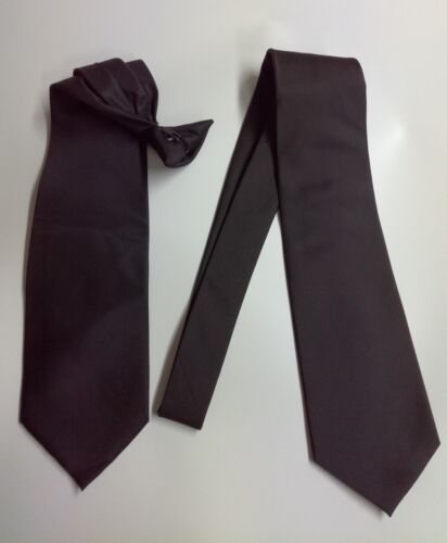 New Plain Black Bow Tie Clip on Tie UK