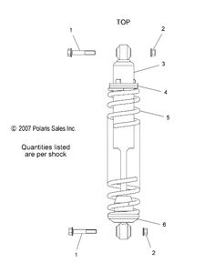BR WHITE Polaris SPRING-COMPRESSION