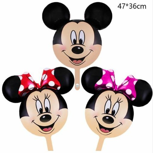 Mickey Minnie Mouse Aluminum Balloons Kids Shower Birthday Party Decor 47 X 36cm