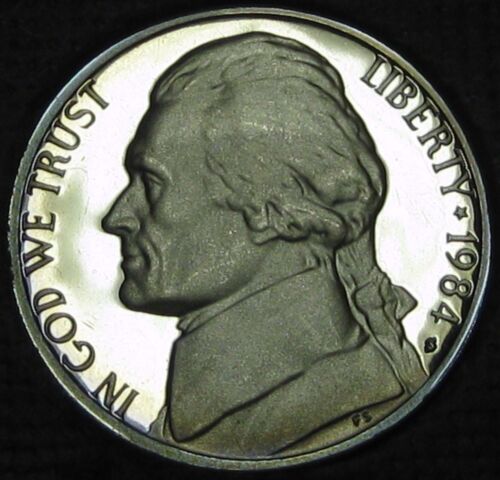 1984-S Proof Jefferson Nickel Full Steps Nice Coins Priced Right Shipped FREE 