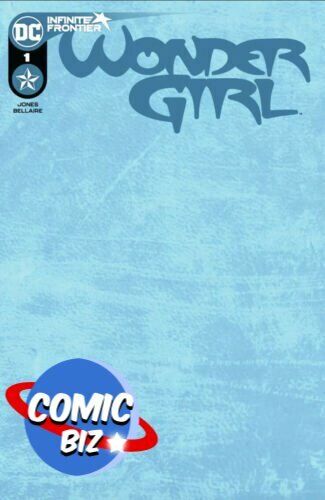 1ST PRINTING BLANK CARDSTOCK VARIANT COVER DC COMICS 2021 WONDER GIRL #1 