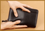 Men Leather Business Organizer Clutch Handbag Wallet Purse Zipper Holder