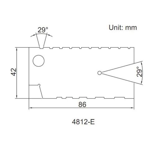 ACME SCREW THREAD GAUGE 29 DEGREE  GRINDING GAGE TOOL Laser Engraving S//S