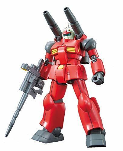 Gunpla HGUC 190 Mobile Suit Gundam RX-77-2 Guncannon 1//144 Colored Plastic Model