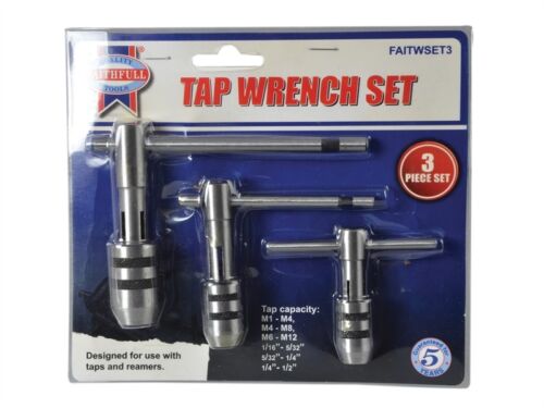 Set of 3 FAITWSET3 Faithfull Tap Wrench 