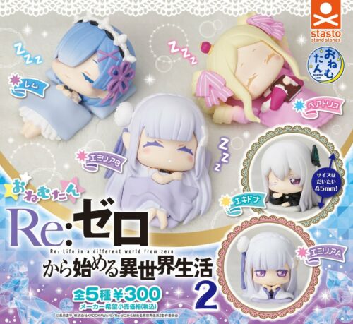 Stasto Onemutan Re:Zero Starting Life in Another World P2 Completed Set 5pcs