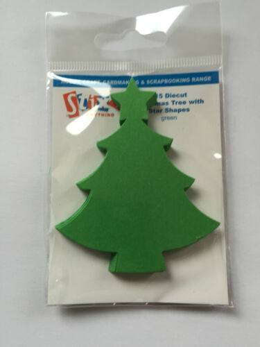 Stix 2 Die Cut Christmas Shapes-Stocking TREE BELL flocons de neige Achetez 2 Obtenez 1 Gratuit 