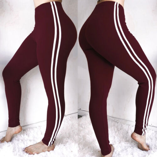 Women High Waist Sports Yoga Pants Print Fitness Gym Leggings Stretch Trousers L