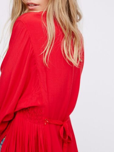Details about   NEW FREE PEOPLE Sz XS NEW ROMANTICS EMBELLISHED EMBROIDERED COCKTAIL TUNIC 
