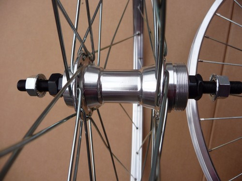 WHEELS 26x1 3//8/" Single speed Rear Front Wheelset Vintage Town Bicycle Bike
