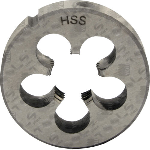 Filiere tonde HSS passo FINE filettatura GAS cilindrica BSP per metalli