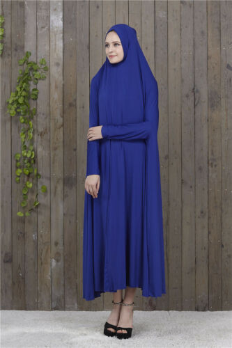 Muslim Women Overhead Jilbab Long Hijab Abaya Khimar Dress Islamic Prayer Robe