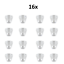 IKEA GALEJ Teelichthalter Kerzenhalter Glas 6 cm 4er 8er 16er SetNEU 