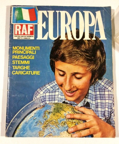 L/'ETNA -New Super Raf 1974 EUROPA Figurina-Sticker n 282