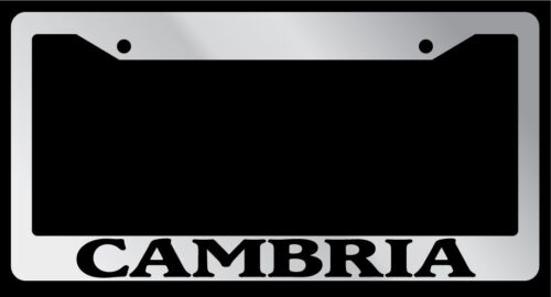 Chrome License Plate Frame Cambria Auto Accessory 1157