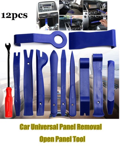 Useful 12pcs Blue Auto Car Audio Door Dash Tirm Panel Install/&Removal Pry Tool