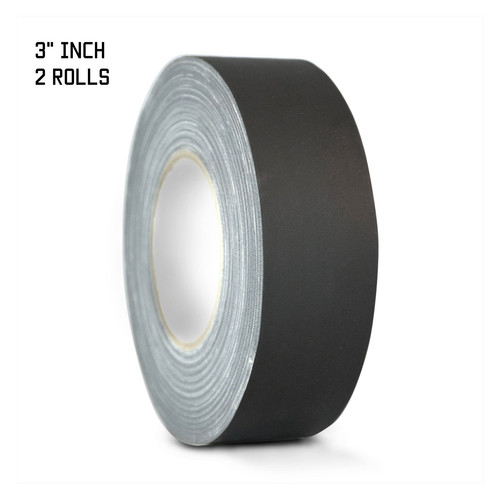 3/" X 60 YARD BLACK NO RESIDUE 2 PACK OF GAFFERS STAGE TAPE