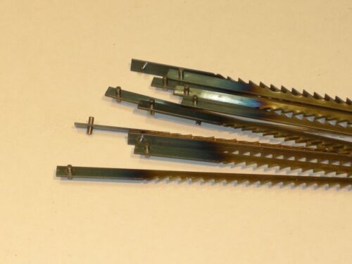 German Made  -12 pcs Scroll Saw Blades Pinned Ends 4 TPI/'s Available