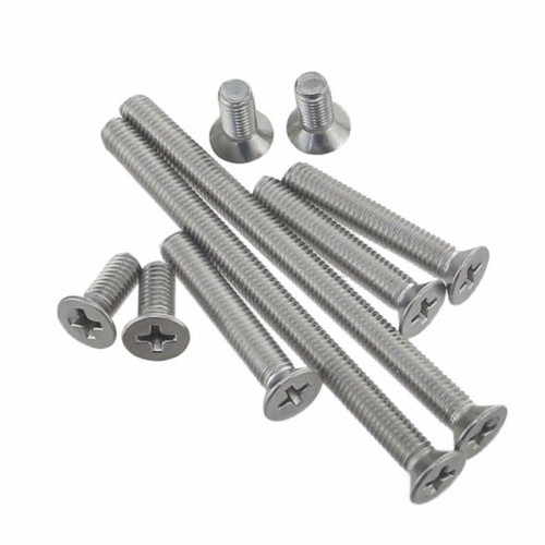 M1 M1.2 M1.4 M1.6 M2 M3 Flat Head Phillips Screw 304 Stainless Machine Screw