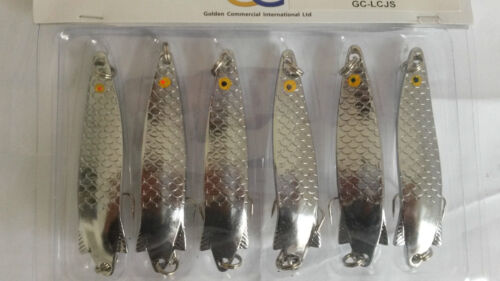 ensemble de 6 mixte couleur TOBY TOBIX saumon brochet leurre spinner sélection 6x28g silver