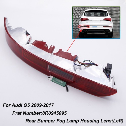 Left Side Car Lower Reflector Rear Tail Bumper Light Lamp Red For Audi Q5 2009
