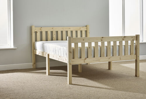 HEAVY DUTY EB34 Small double 4ft solid pine bed frame