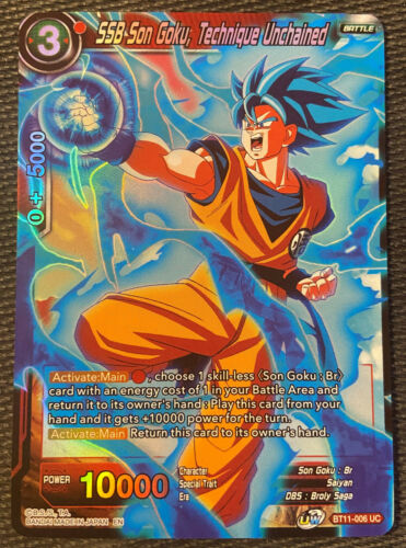 Saiyan Youth BT11-008 UC FOIL Dragon Ball Super TCG NEAR MINT Son Goku