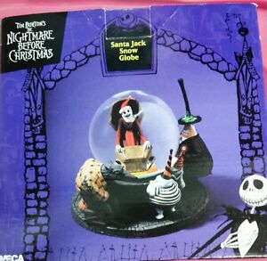 NECA Disney Nightmare Before Christmas Jack Santa Snow Globe Limited Edition Nbc