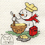 Cottura NATALE-PUPAZZO DI NEVE stitchlet con Card /& BUSTA DA Mouseloft