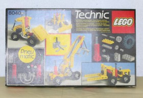 LEGO TECHNIC - empty 8840 box with instructions - manual 8020 - various catalogues