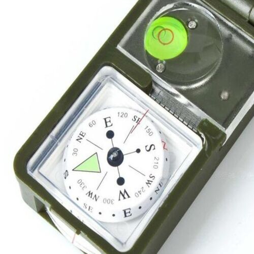 Stock 10 in1 Survival Kits Compass Flint Thermometer Hygrometer Camping Hiking