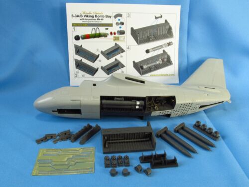 Metallic Details MDR4845 S-3A/B Viking bomb bay 1/48 scale resin&PE Italeri 