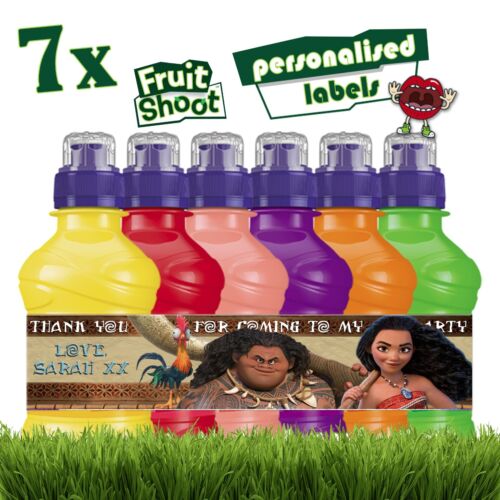 7 X Botella Personalizada Teletubbies fruta disparar Etiquetas Pegatinas Fiesta De Cumpleaños