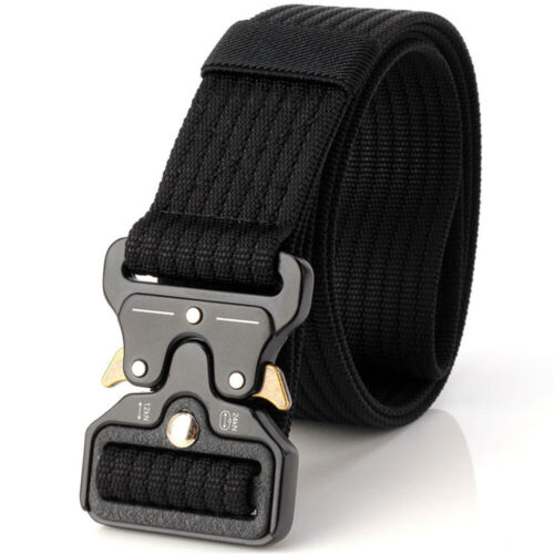 Casual Military Tactical Belt Mens Army Combat Waistband Rescue Rigger Belts US