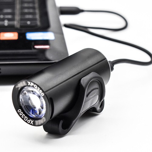 Cycling Bike Front Light Bicycle Head LED USB Rechargeable 4 Modes TorcHICA