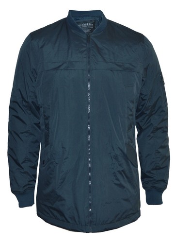 Hommes élimée palangre MA1 Bleu Veste D/'aviateur baseball col Manteau rembourré
