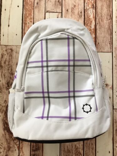 Details about  &nbsp;Empyre School Backpack Girl&#039;s Standard Grade School White Lavender Polyester