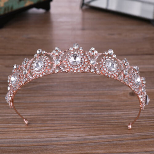 Hot Baroque Luxury Crystal Bridal Wedding Crown Princess Tiaras Hairbands Gift