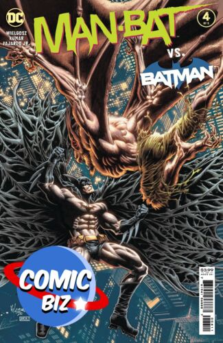 1ST PRINTING BAGGED /& BOARDED MAIN COVER DC COMICS 2021 MAN BAT #4 OF 5