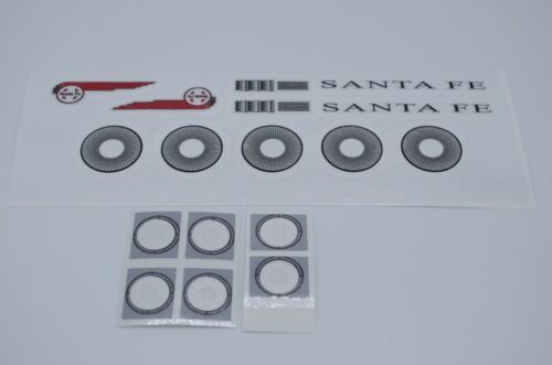 Custom Lego 10020 Santa Fe Super Chief B Unit Sticker Sheet Portholes Cut Vinyl