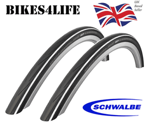 Schwalbe Lugano 700 x 25c Black//White Tan Wall Plus Tyre /& Tube Options