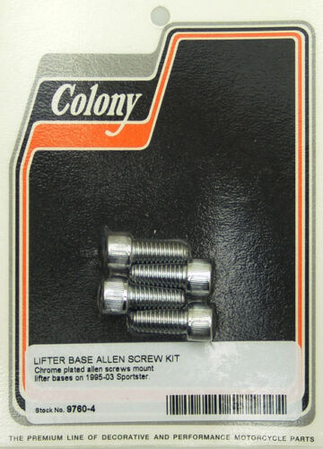 Harley 95-03 XL Lifter Base Screw Kit Colony 9760-4