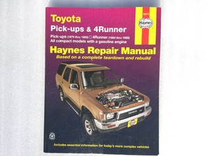 1984 Toyota pickup shop manual