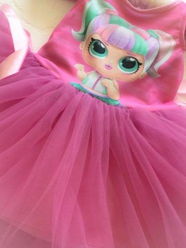 PRINCESS LOL COSTUME LOL BABY GIRL CHILDREN DRESS BELLY SCARED BIRTHDAY COSTUME
