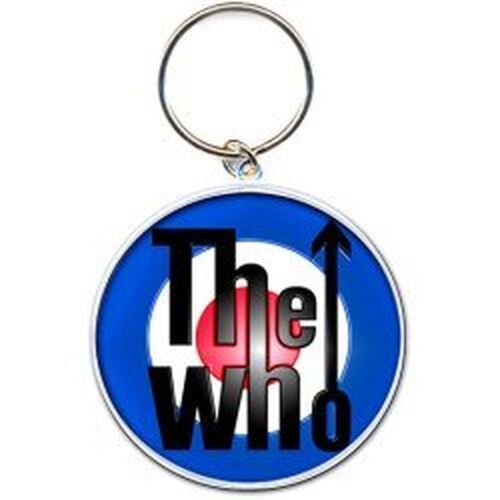 The Who bersaglio occhio di bue ufficiale logo portachiavi in metallo