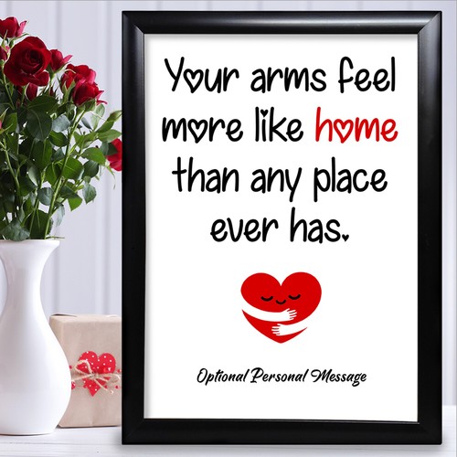 Anniversary Gifts Personalised Card For Him Her Boyfriend Girlfriend Couples