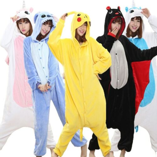 Xmas Unisex Kids Adult Kigurumi Animal Onsie1 Anime Cosplay Pyjamas Fancy Dress