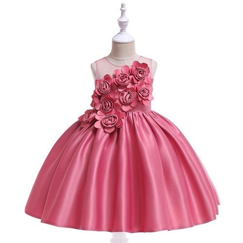 Flower Girl Dress Girls Toddles Princess Party Formal Graduation Dresses ZG9