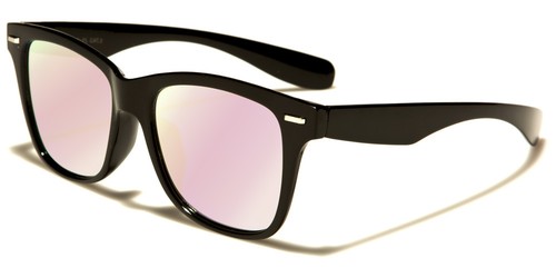 Flat Lens Oversized Square Women/'s Men/'s Semi-Mirrored Sunglasses 100/%UV400 wf38