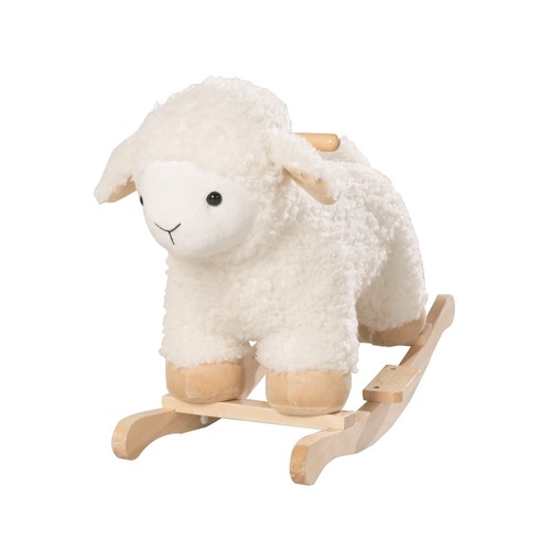 Schaukelschaf mit robusten Holzgriffen Roba Kids Schaukeltier Schaf
